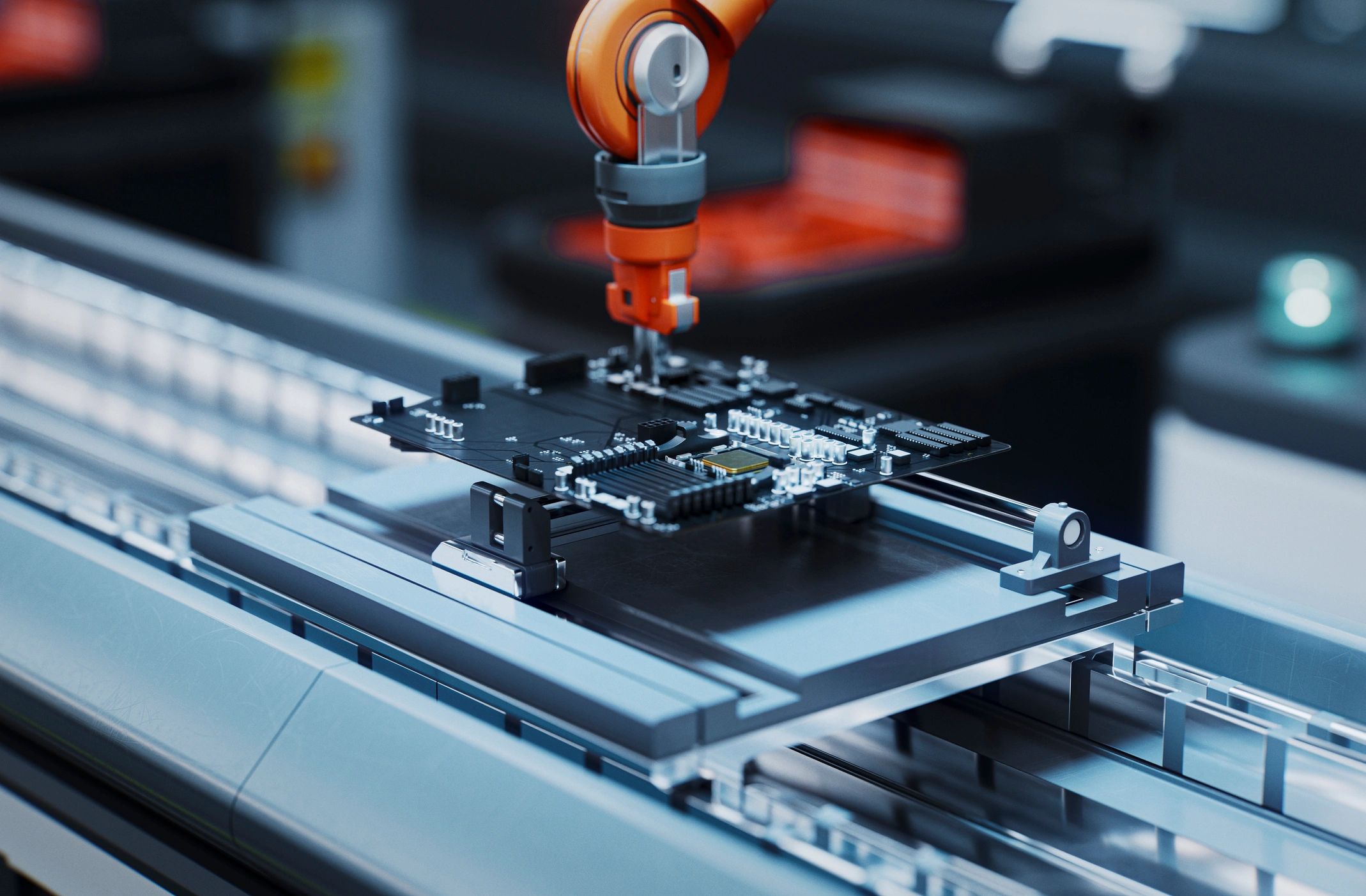 Advanced manufacturing equipment representing precision and reliability